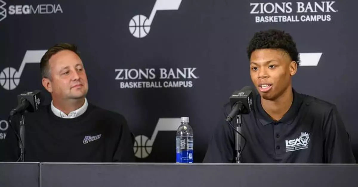Ace Bailey says he's 'blessed' to be with the Jazz after he fell to them at No. 5 in the NBA draft
