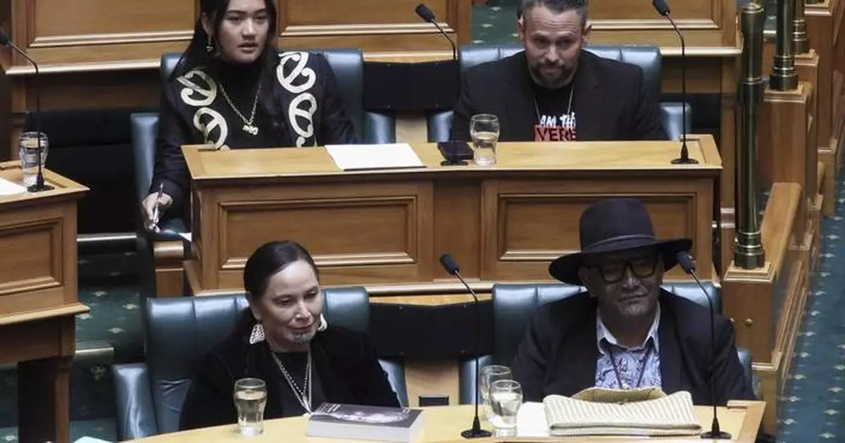 New Zealand Parliament suspends 3 Māori Party lawmakers who performed haka protest