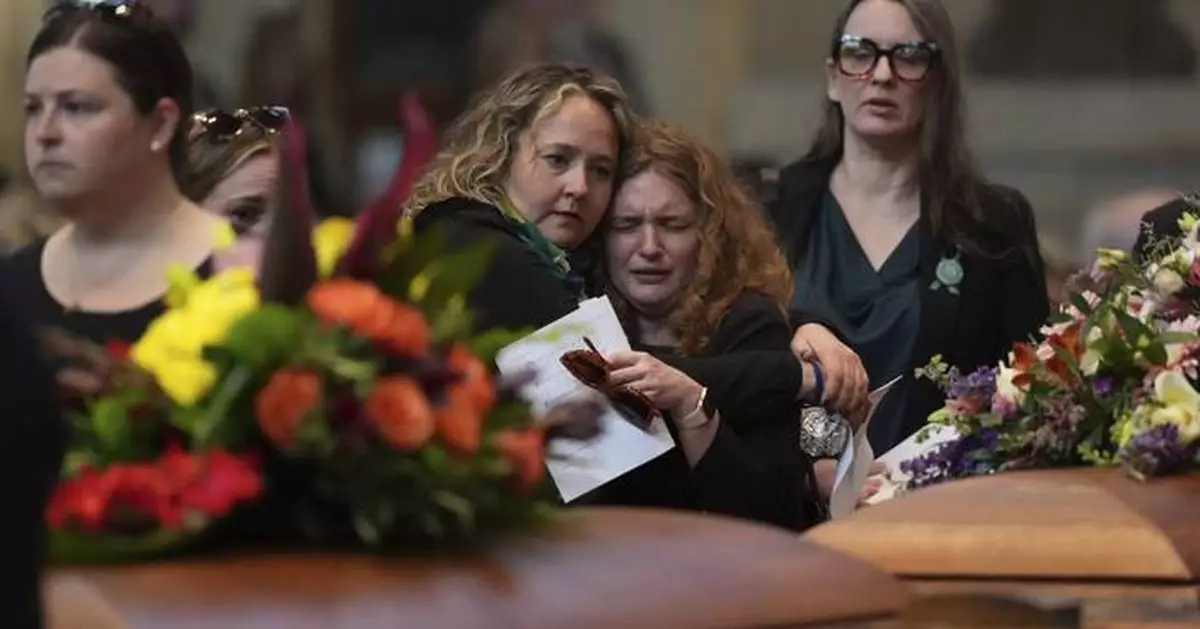 Photos of funeral for slain Minnesota lawmaker Melissa Hortman and her husband