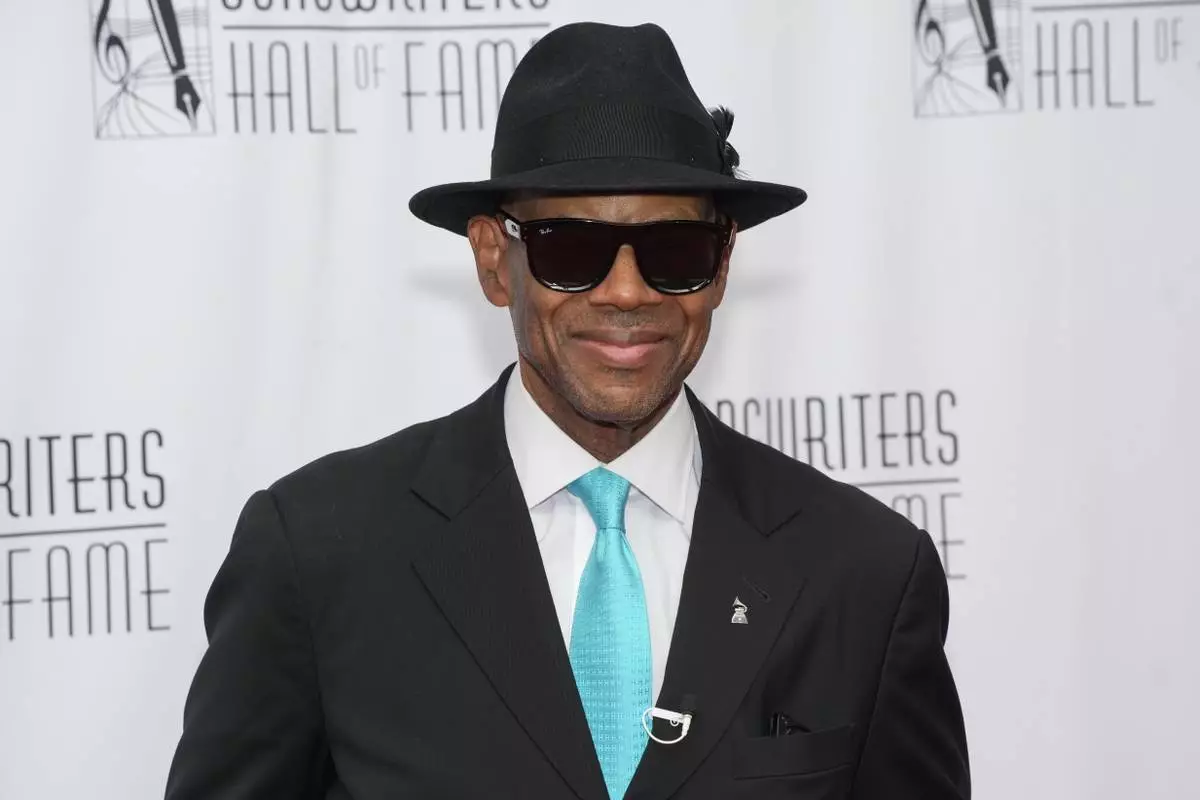 Jimmy Jam attends the 54th annual Songwriters Hall of Fame induction and awards gala on Thursday, June 12, 2025, at the Marriott Marquis Hotel in New York. (Photo by Charles Sykes/Invision/AP)
