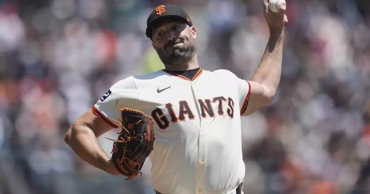 Ray strikes out 9 and becomes NL's first 8-game winner as Giants beat Padres 3-2