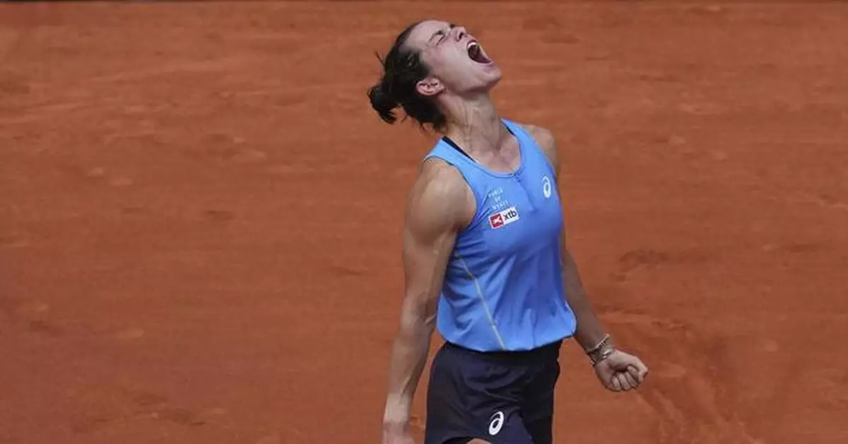 AP PHOTOS:  Highlights so far from the French Open tennis tournament