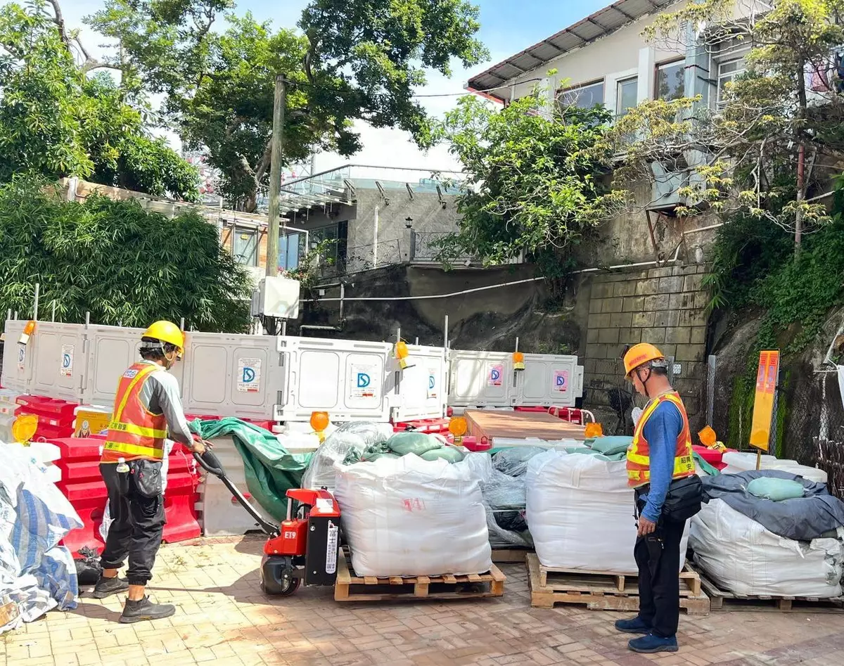 Hong Kong Prepares for Tropical Storm Wutip with Flood Prevention Measures  and Emergency Readiness Inspections