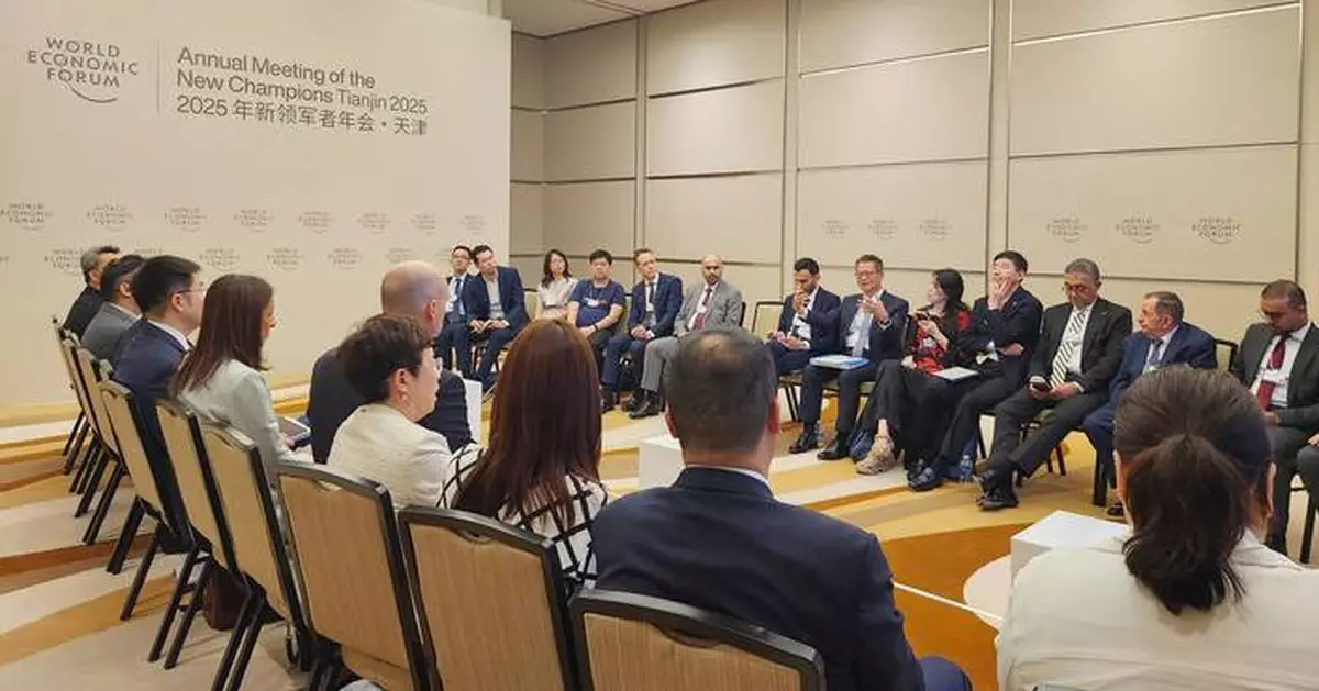 Hong Kong's Financial Secretary Promotes Collaboration at World Economic Forum in Tianjin.