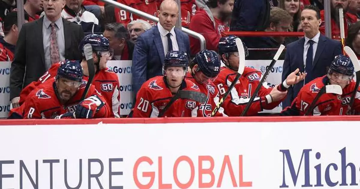 Washington Capitals' Spencer Carbery wins the Jack Adams Award as NHL coach of the year