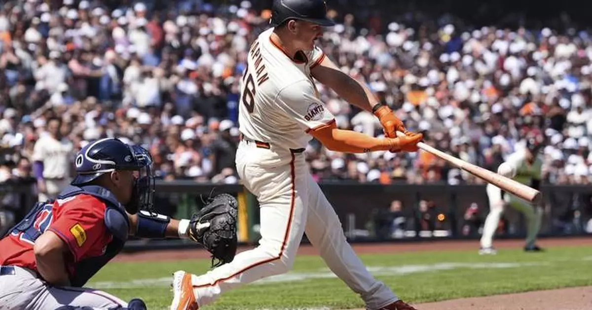 Matt Chapman hits 2-run HR in 9th to give Giants 3-2 win over Braves