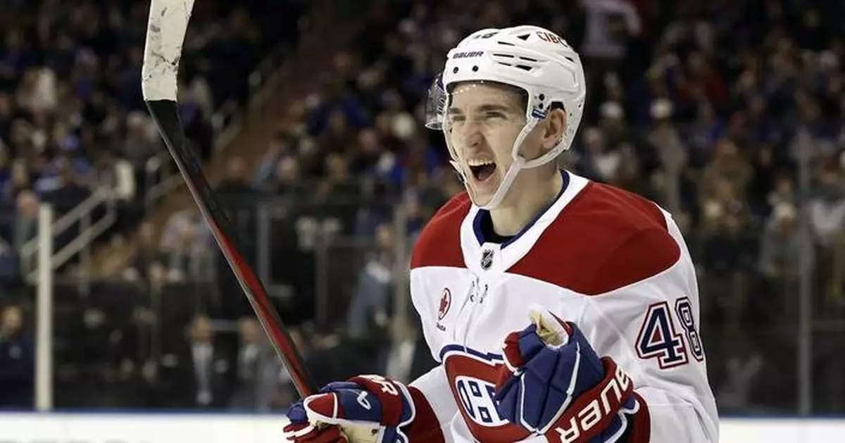 Canadiens defenseman Lane Hutson earns Calder Trophy as NHL’s rookie of the year