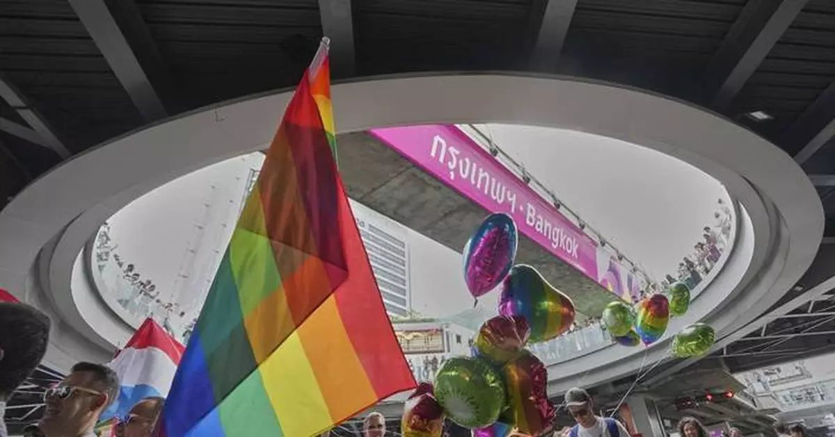 AP PHOTOS: Thailand kicks off Pride Month with a parade in Bangkok