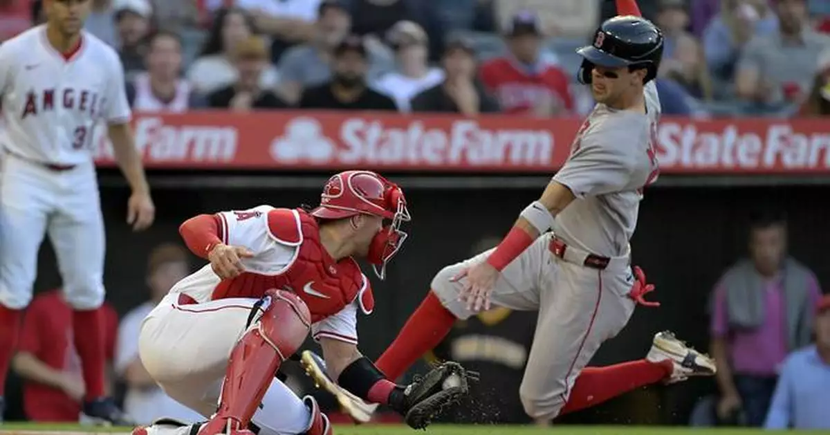 Top prospect Christian Moore hits tying, walk-off homers in Angels' 3-2 victory over Red Sox