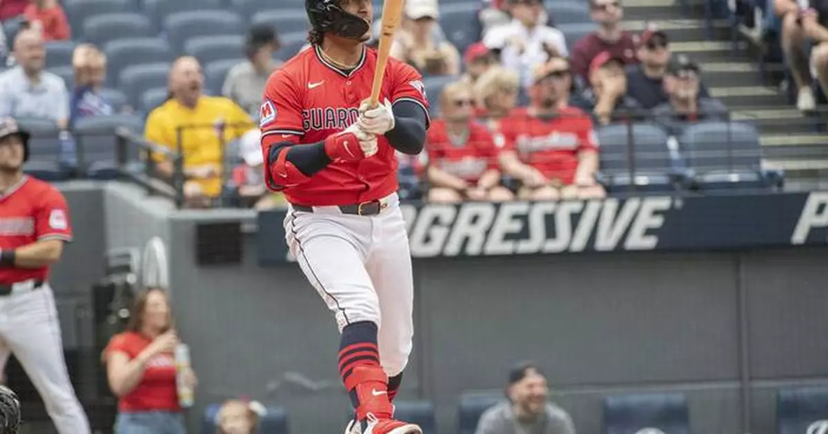Nolan Jones scores go-ahead run on throwing error in 7th, Guardians beat Astros 4-2