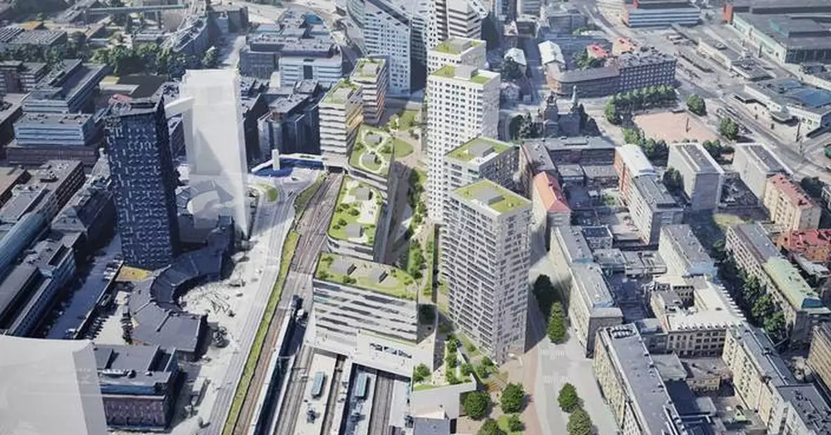 New Master Plan for Tampere’s Station District by Studio Libeskind Connects Award-Winning Arena to City Centre