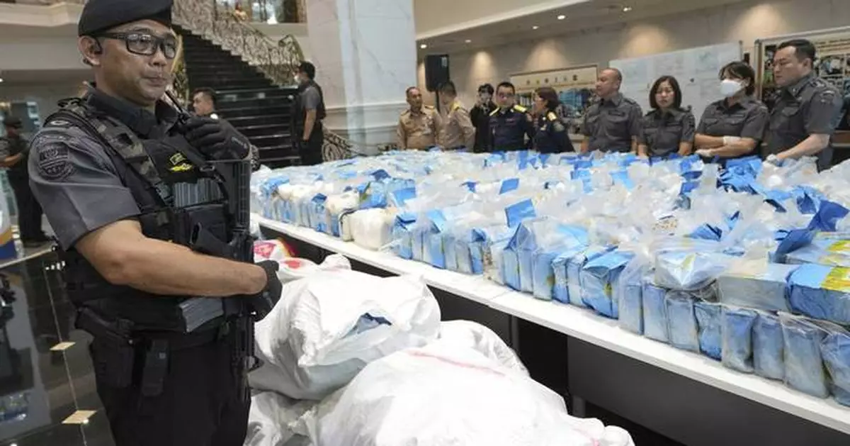 Thai authorities seize more than 2 tons of crystal methamphetamine worth over $90 million