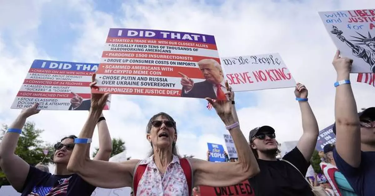 Photos of anti-Trump 'No Kings' demonstrations across the US