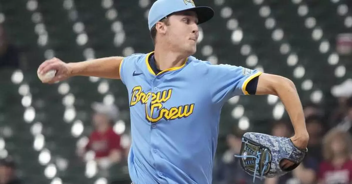 Misiorowski exits Brewers debut with leg cramps after holding Cardinals hitless for 5 innings