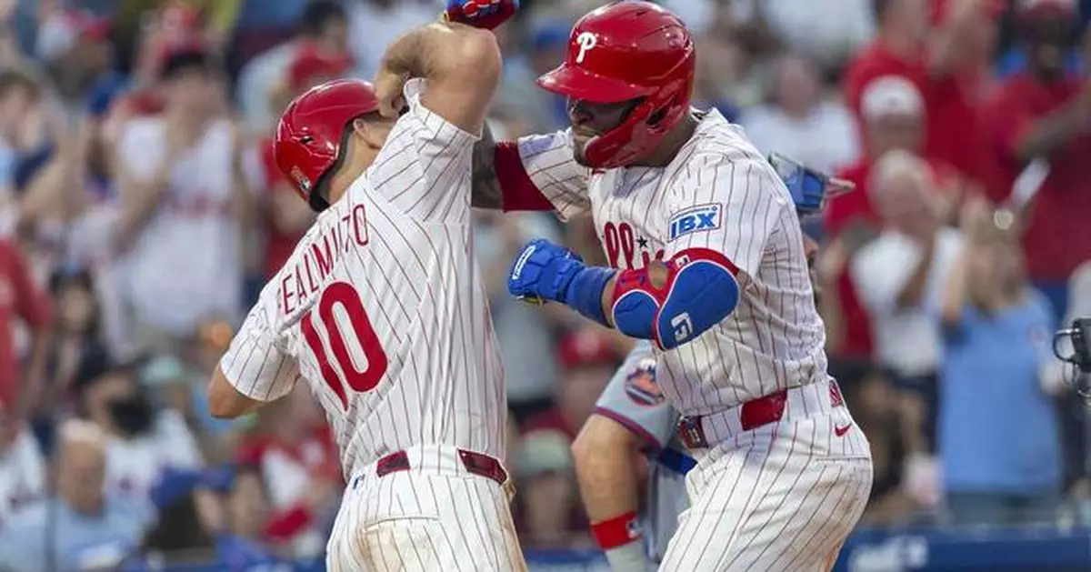 Phillies beat Mets 7-1 to reclaim first place in NL East