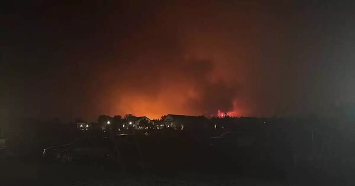 Fast-moving blaze in southwest Utah destroys a dozen structures and forces evacuations