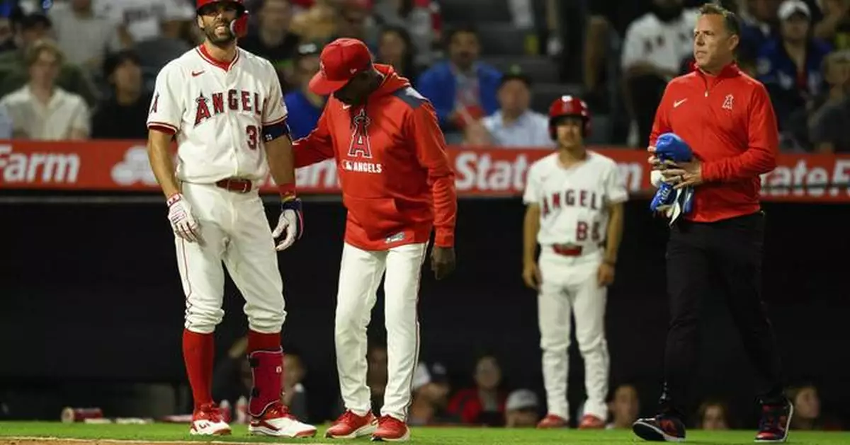 Angels' Chris Taylor placed on injured list with broken left hand