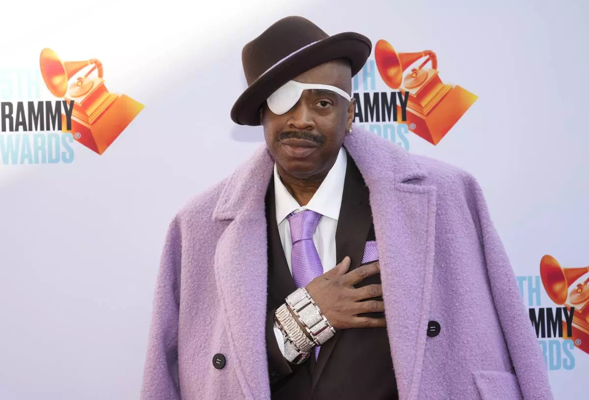 FILE - Slick Rick arrives at the Recording Academy's Special Merit Awards on Feb. 4, 2023, in Los Angeles. (AP Photo/Chris Pizzello, File)
