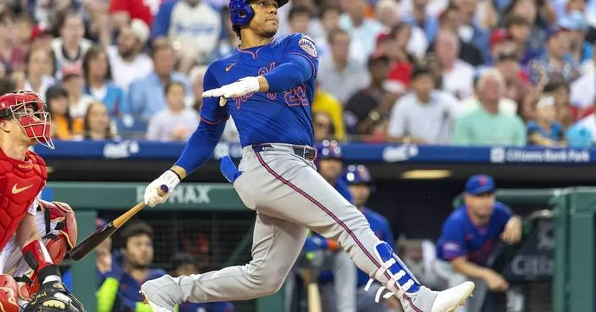 Soto and Nimmo lead power surge as Mets hit 7 solo shots and beat Phillies to snap 7-game skid