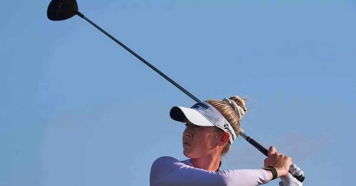 Top-ranked Nelly Korda even par to start Women's PGA after reaggravating neck injury
