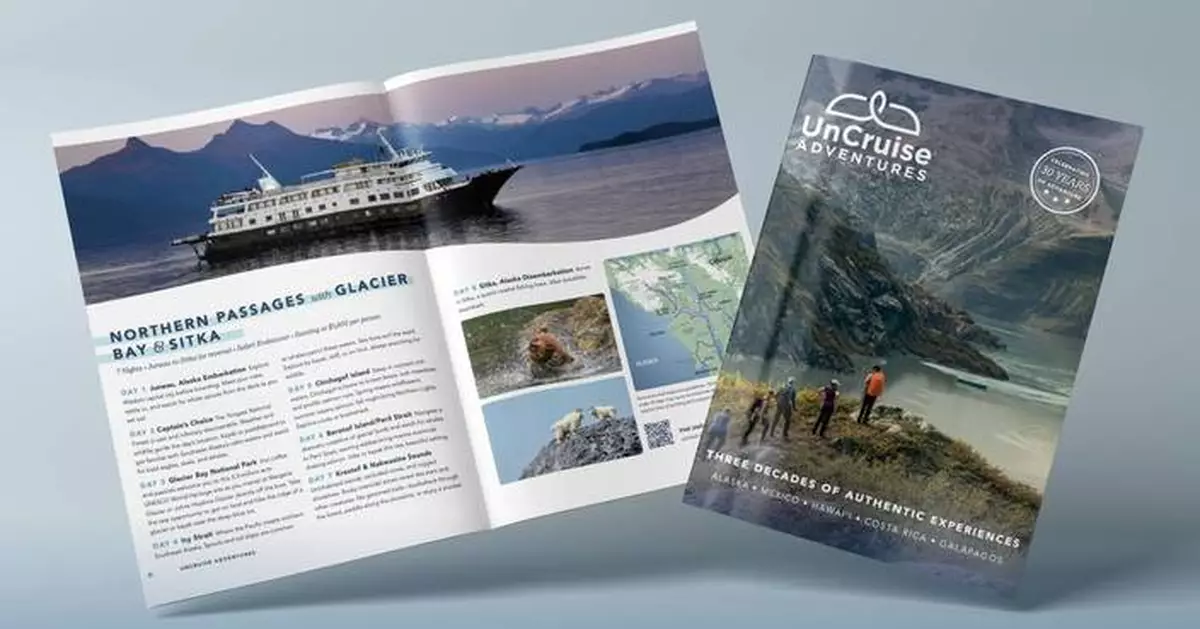UnCruise Adventures Marks 30 Years with Launch of Captivating 2025-2026 Anniversary Brochure