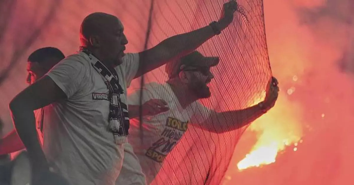 PSG fans unfurl banner calling for end to 'genocide in Gaza' during Champions League final