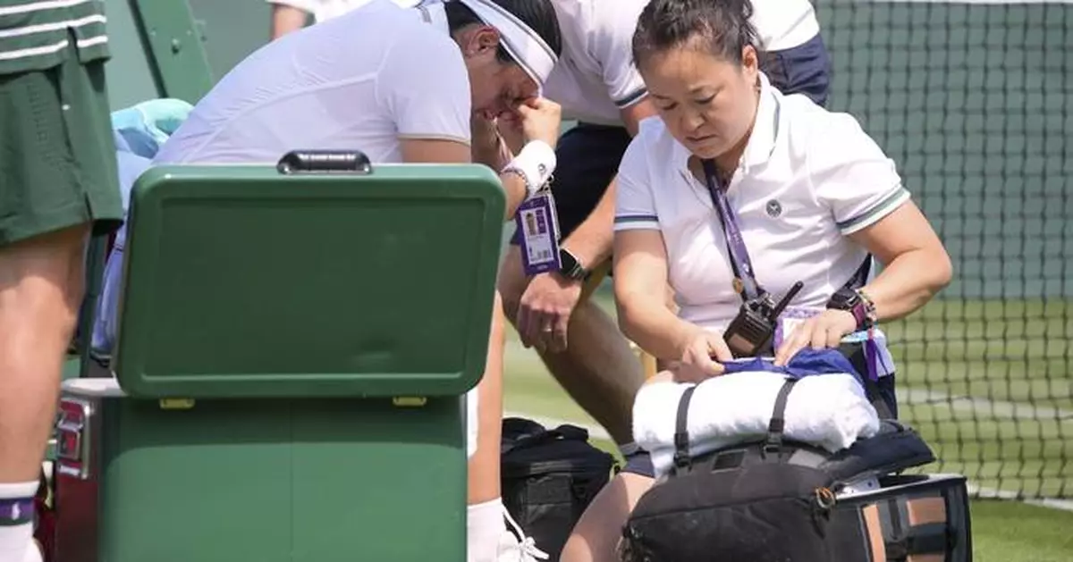 Wimbledon: 2-time runner-up Ons Jabeur quits during her first-round match after a medical timeout