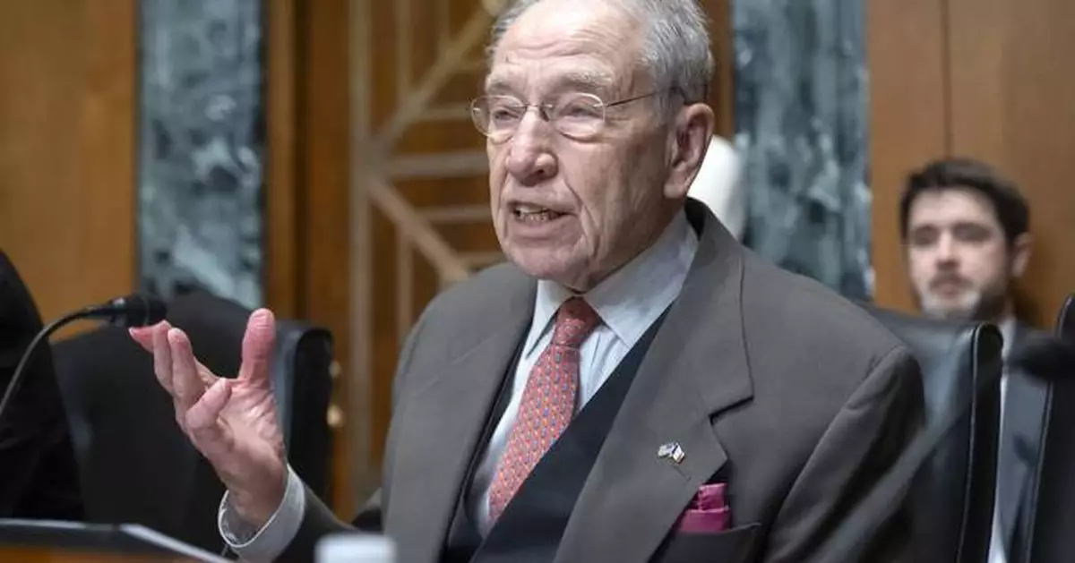 Sen. Grassley calls delays at a benefits program for deceased officers 'absolutely unacceptable'