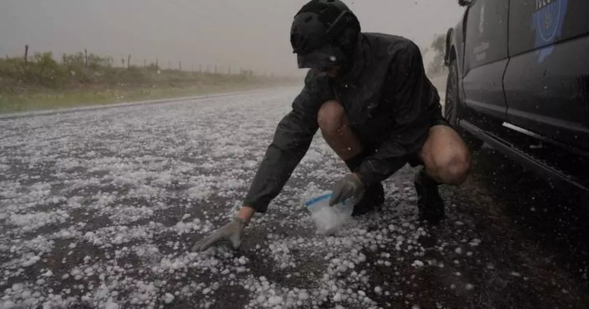 Ping, ping ping. Here's what it's like to drive into a big hailstorm in the name of science