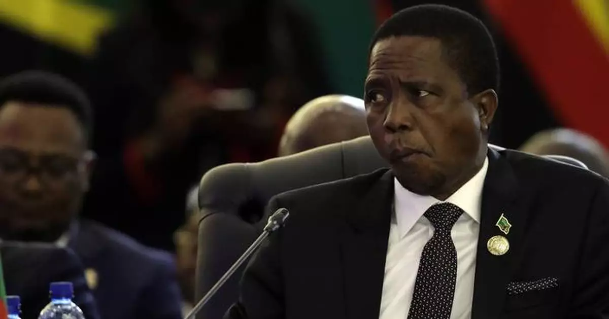 Court order stops a former Zambian president's burial in South Africa on the day of his funeral