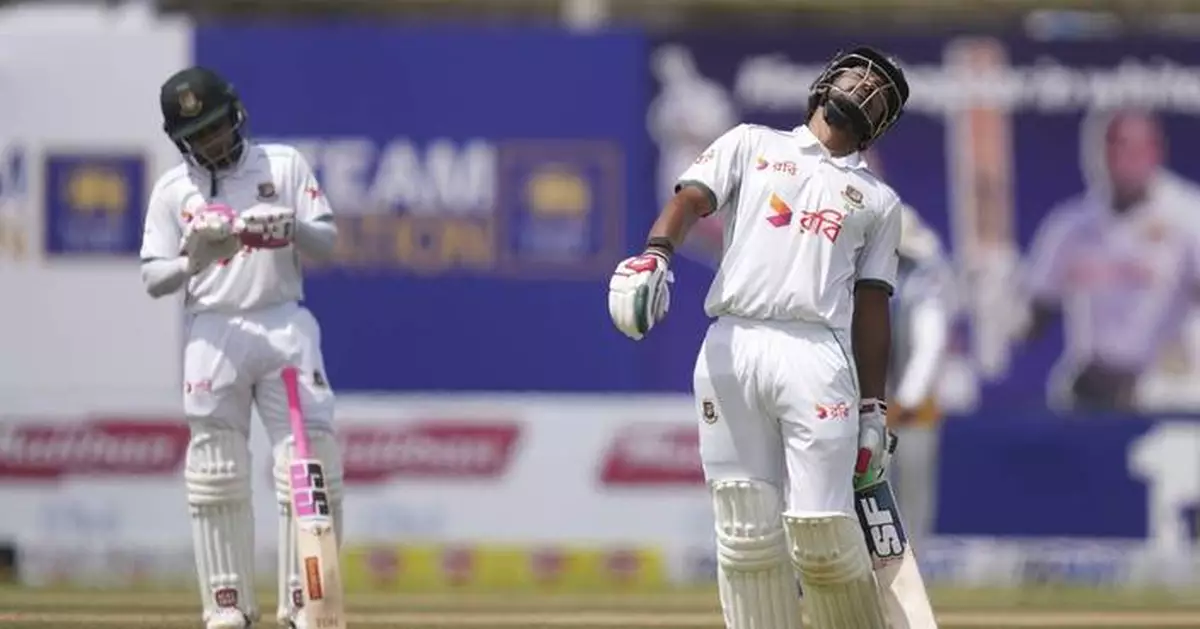 Mushfiqur Rahim's 163 puts Bangladesh in control of 1st cricket test against Sri Lanka