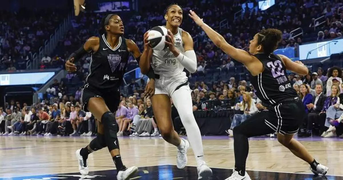 Thornton, Burton, Billings have double-doubles as Valkyries beat Aces to snap 4-game skid