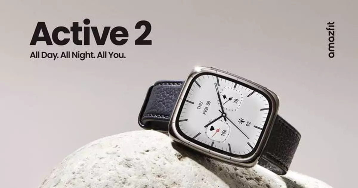 Amazfit Expands Active 2 Lineup with the New Active 2 Square — All the Same Features, Now in a Sleek Square Design