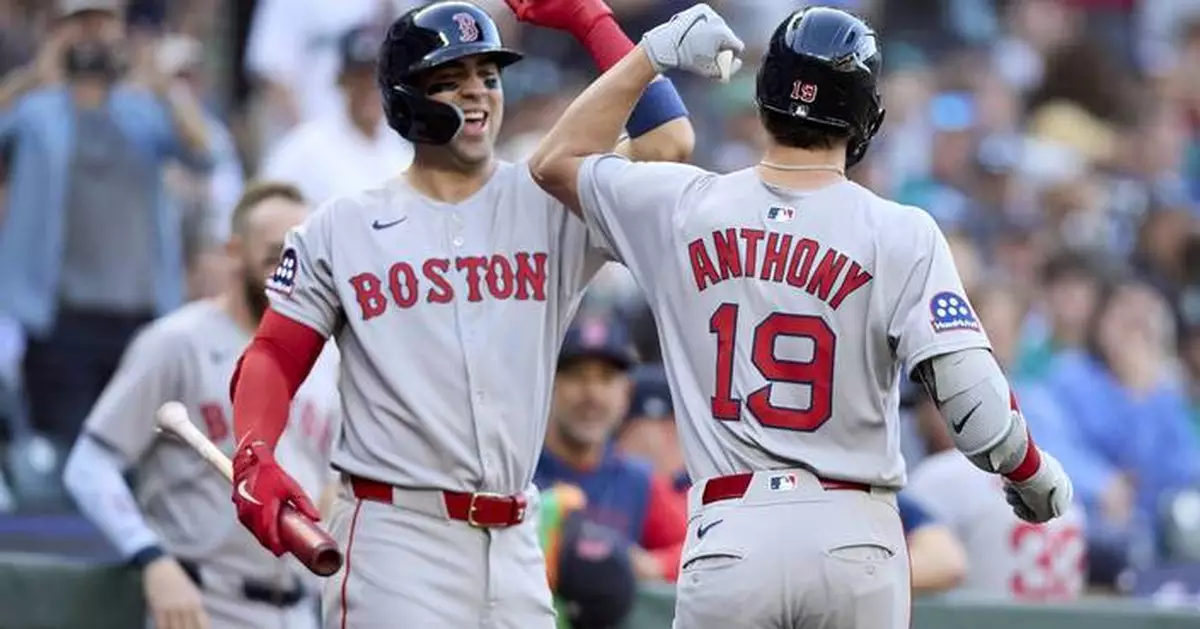 Anthony hits 1st MLB home run and Giolito strikes out 10 as Red Sox blank Mariners 2-0