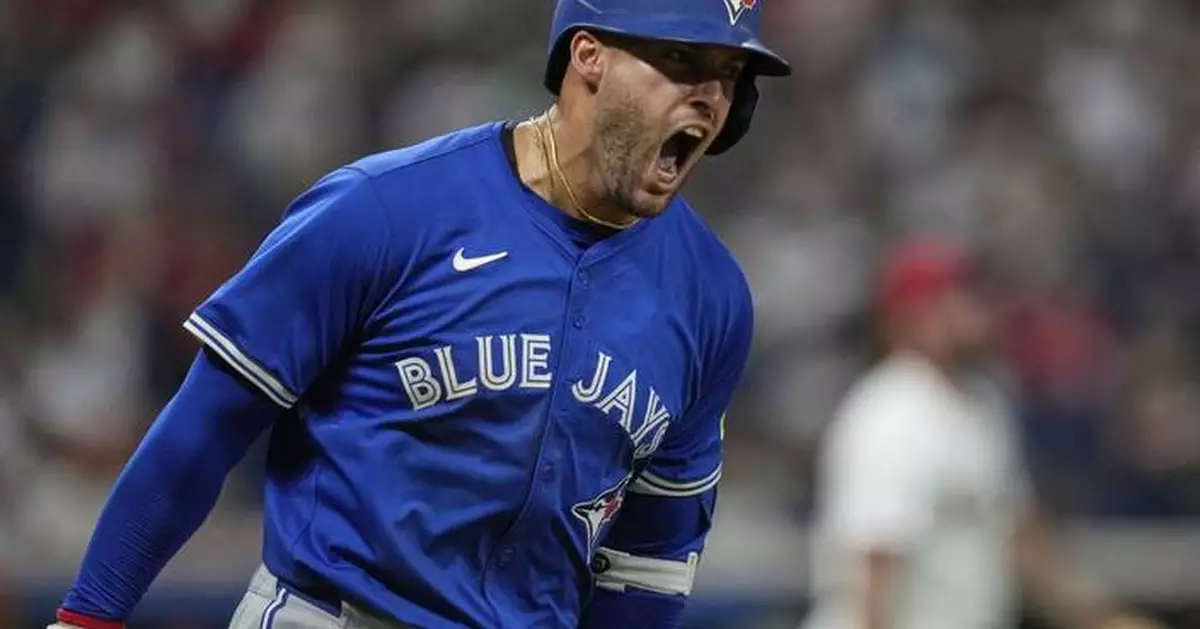 George Springer's 8th-inning grand slam breaks game open, Blue Jays beat Guardians 10-6