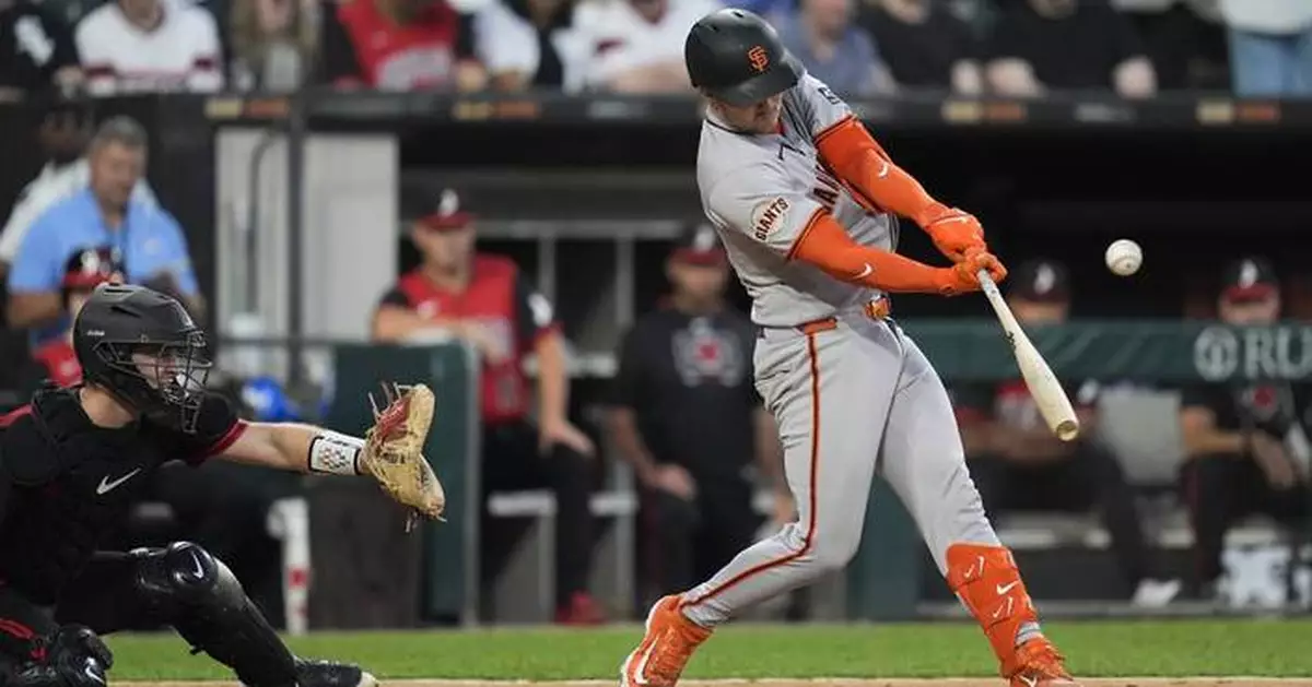 Patrick Bailey's clutch 2-run triple lifts Giants over White Sox, 3-1