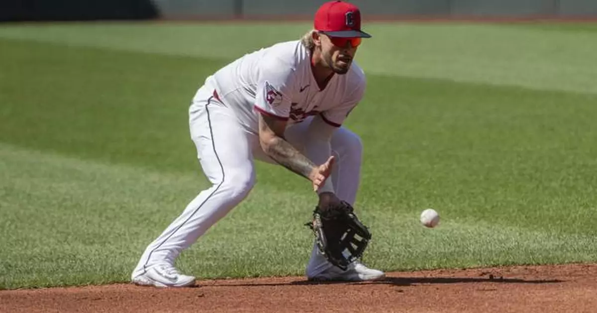 Guardians shortstop Gabriel Arias taken off the field on cart with left ankle sprain