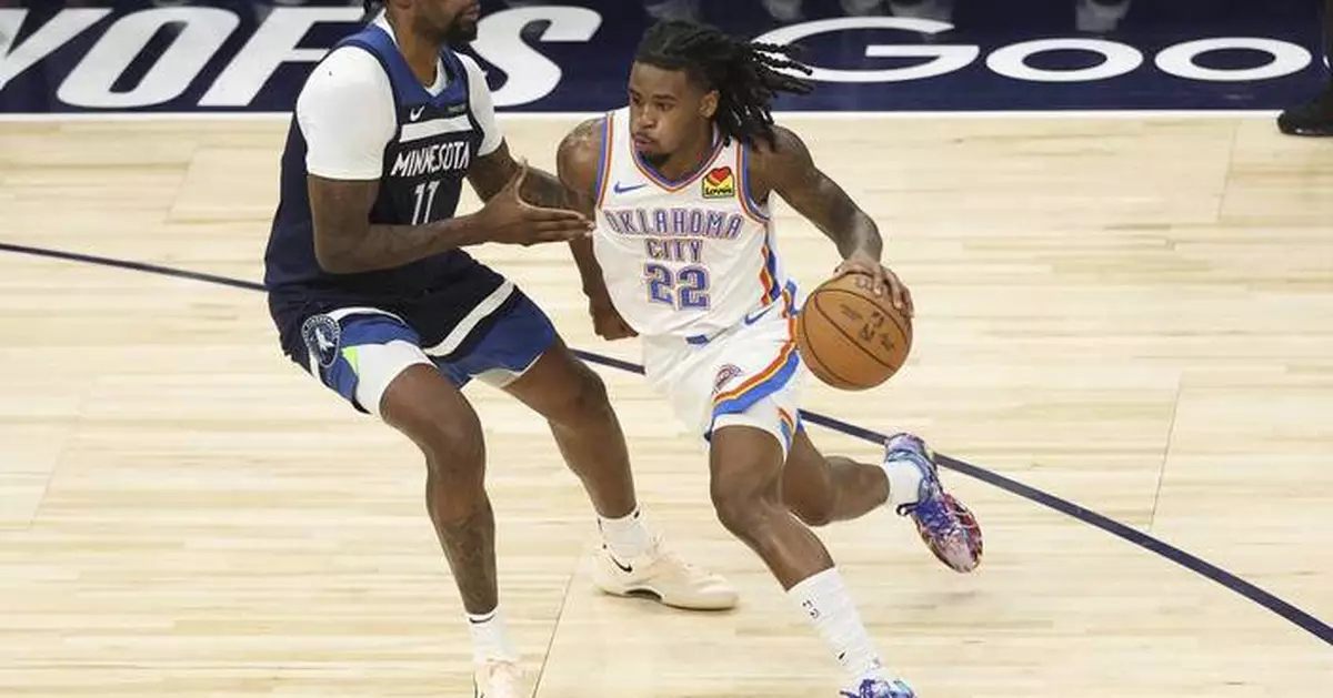 Cason Wallace starts Game 1 for Thunder, taking Isaiah Hartenstein's spot