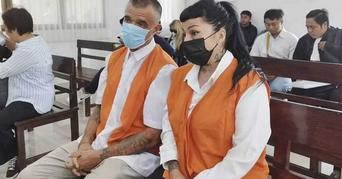 Argentine woman and British man go on trial in Bali accused of smuggling cocaine