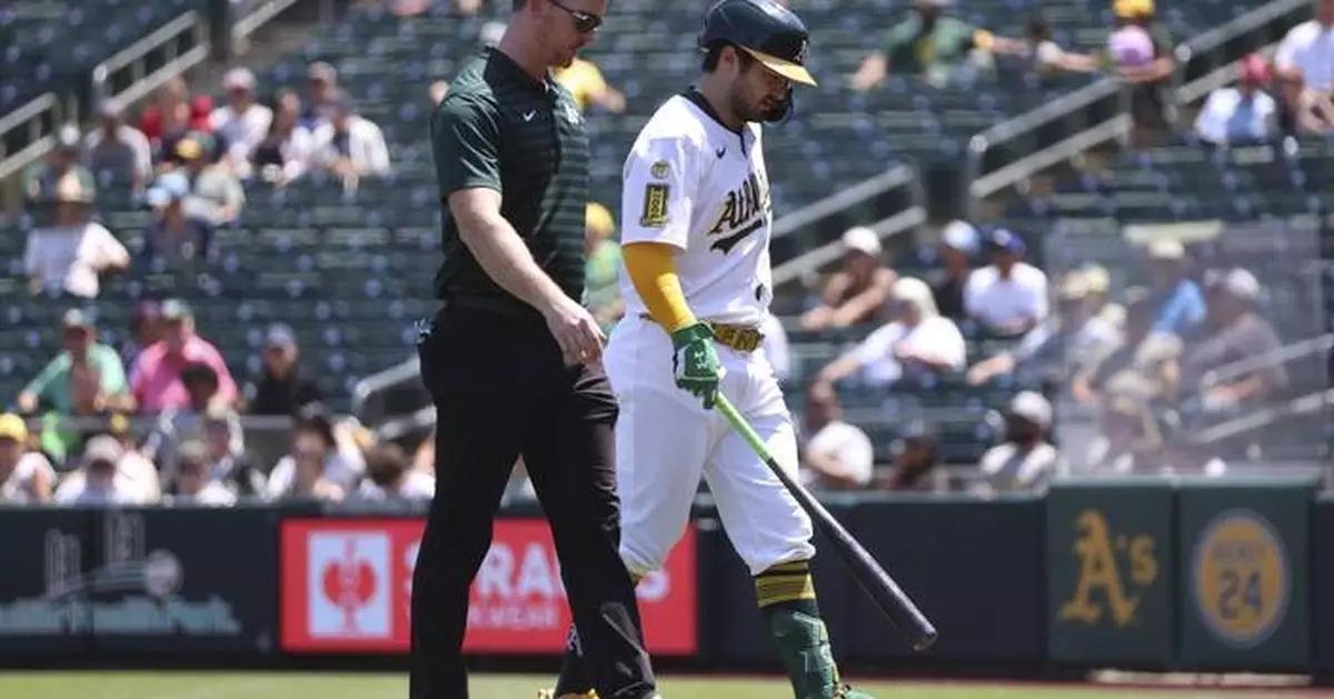 Athletics' Shea Langeliers placed on 10-day injured list with strained oblique
