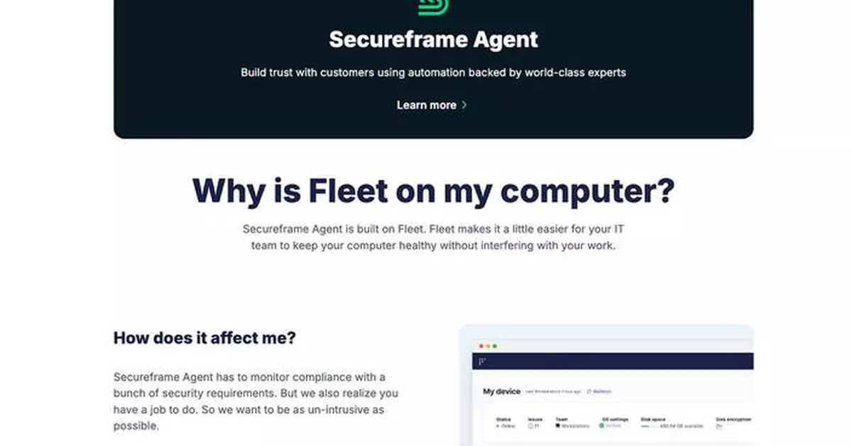 Secureframe and Fleet Forge Strategic Partnership to Enhance Open-Source Security Compliance