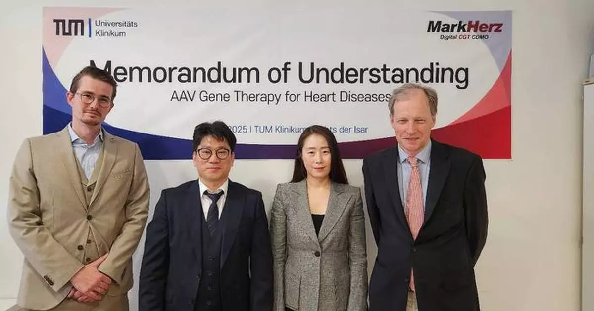 MarkHerz Signs MOU with TUM Hospital for Joint Development of Cardiovascular and Diabetes-Targeted AAV Gene Therapies