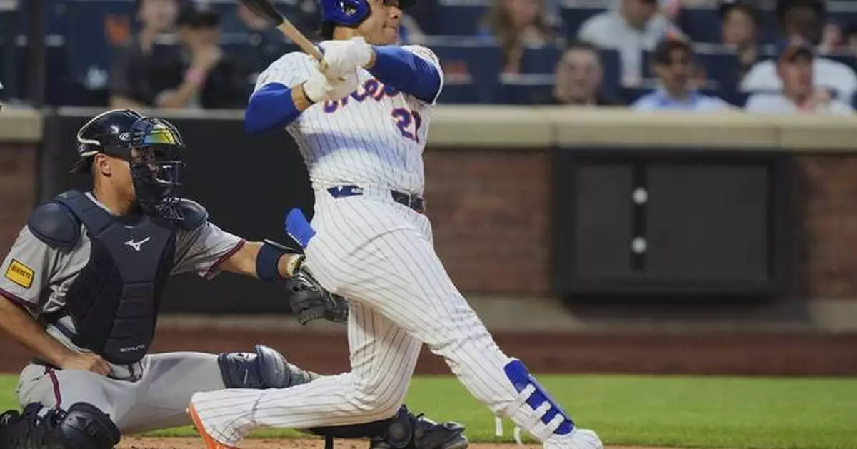 Soto hits 2 homers and Mets beat Braves 7-3 for 2nd victory in 12 games