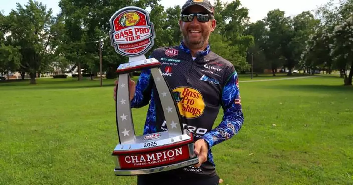 Ott DeFoe Wins MLF Bass Pro Tour Zenni Stage 6 at Potomac River Presented by Athletic Brewing Company