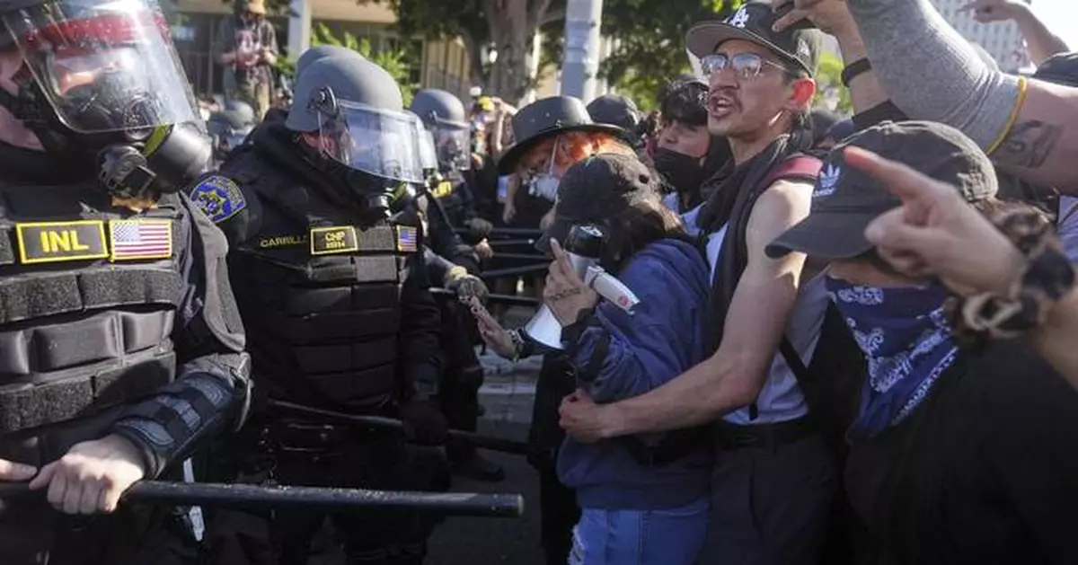 Trump vows to 'HIT' any protester who spits on police. He pardoned those who did far worse on Jan. 6