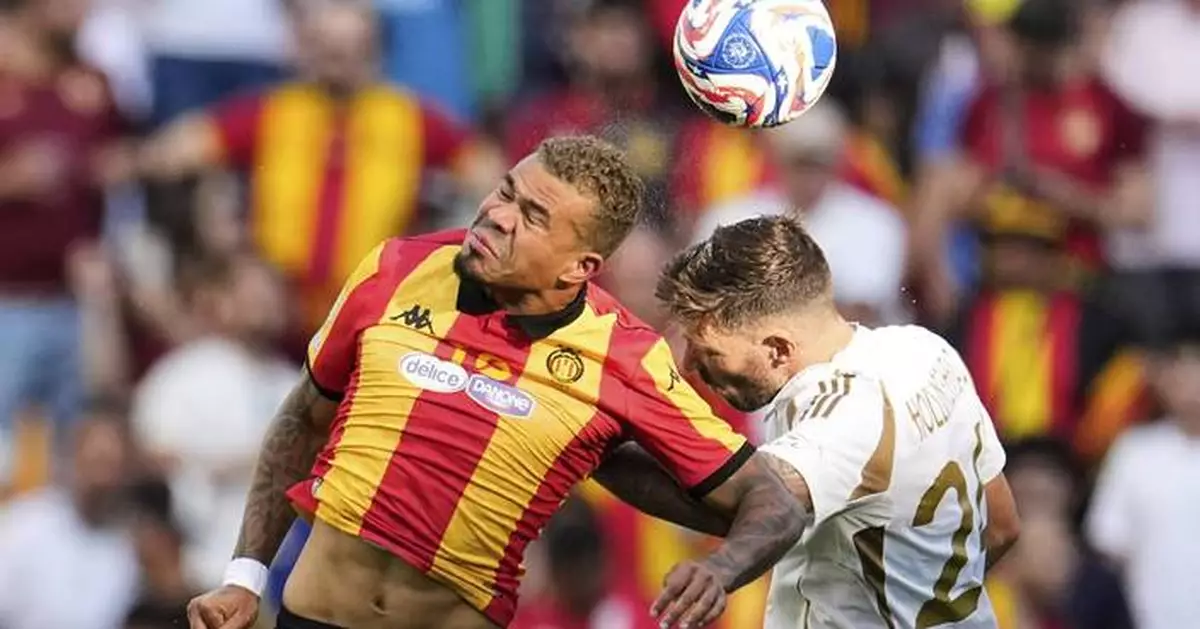 Youcef Belaili scores in Esperance's 1-0 victory over LAFC in the Club World Cup