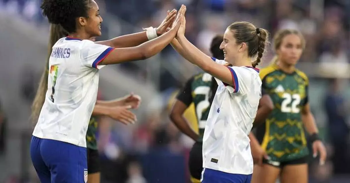 Sentnor and Biyendolo score 2 each and US women beat Jamaica 4-0