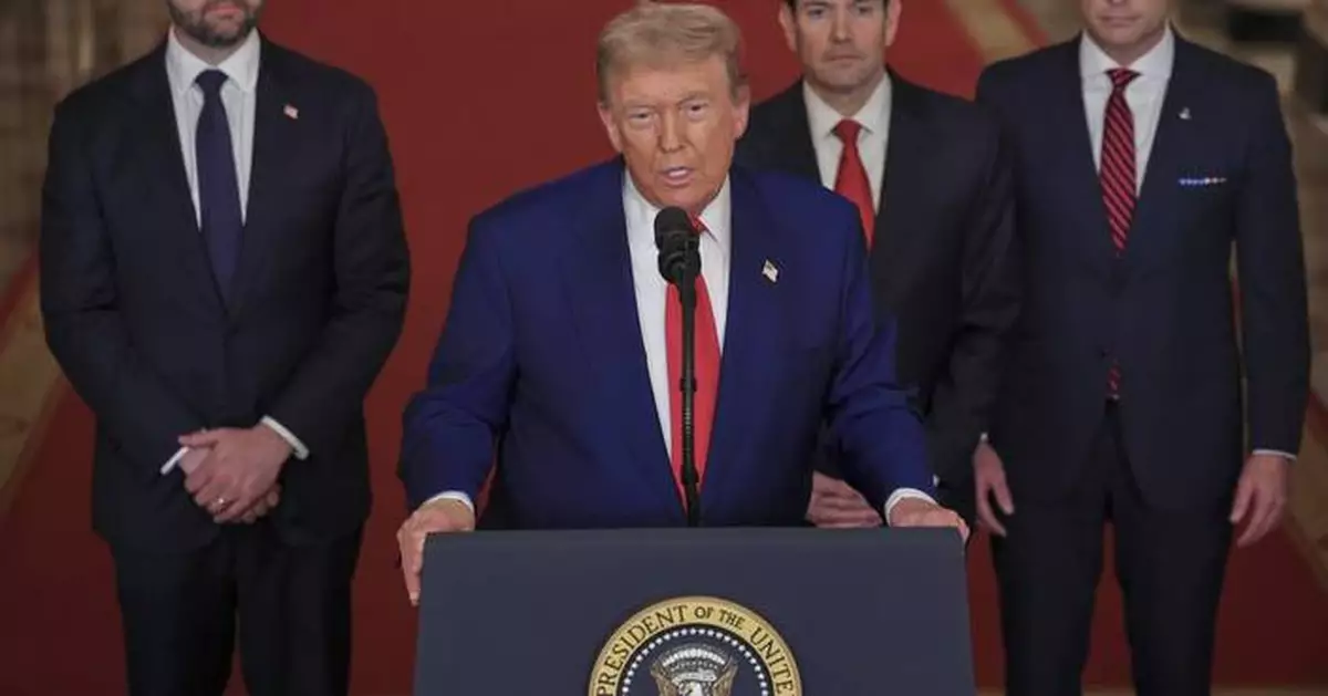 Transcript of Trump’s speech on US strikes on Iran