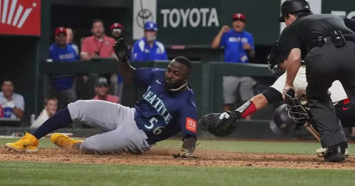 Mastrobuoni has winning hit for Mariners in 12th after his incredible catch extends game at Texas