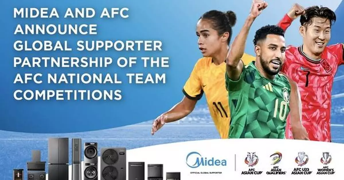 Midea becomes Global Supporter of the AFC's National Team Competitions